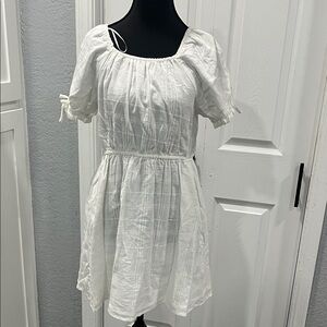 Copper Key Elegant White Dress